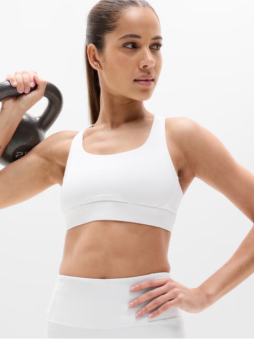 ATHLETA INTERVAL MESH SPORTS BRA SIZE M, D-DD CUP